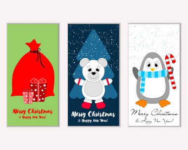 Mutlu Noeller ve mutlu yeni yıl tebrik kartları   