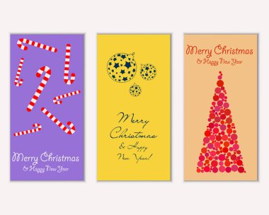 Mutlu Noeller ve mutlu yeni yıl tebrik kartları   