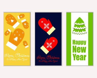 Mutlu Noeller ve mutlu yeni yıl tebrik kartları   