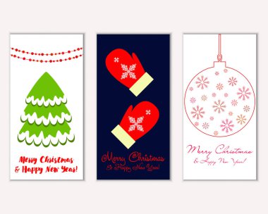 Mutlu Noeller ve mutlu yeni yıl tebrik kartları   