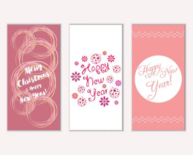 Mutlu Noeller ve mutlu yeni yıl tebrik kartları   