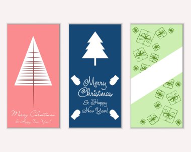 Mutlu Noeller ve mutlu yeni yıl tebrik kartları   