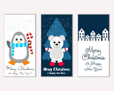 Mutlu Noeller ve mutlu yeni yıl tebrik kartları   