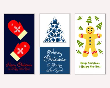 Mutlu Noeller ve mutlu yeni yıl tebrik kartları   