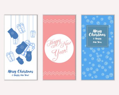 Mutlu Noeller ve mutlu yeni yıl tebrik kartları   