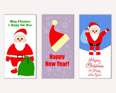 Mutlu Noeller ve mutlu yeni yıl tebrik kartları  