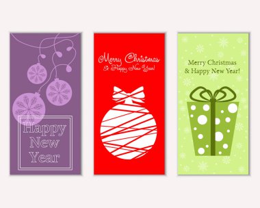 Mutlu Noeller ve mutlu yeni yıl tebrik kartları   