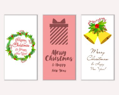 Mutlu Noeller ve mutlu yeni yıl tebrik kartları  