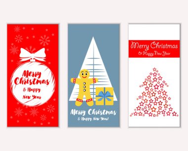 Mutlu Noeller ve mutlu yeni yıl tebrik kartları   