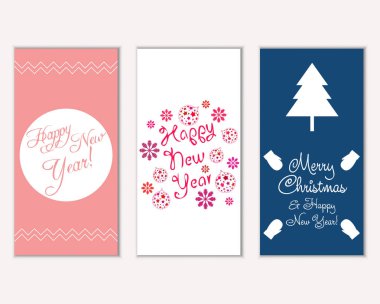 Mutlu Noeller ve mutlu yeni yıl tebrik kartları   