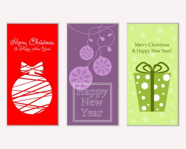 Mutlu Noeller ve mutlu yeni yıl tebrik kartları   