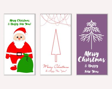 Mutlu Noeller ve mutlu yeni yıl tebrik kartları  