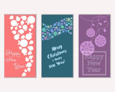 Mutlu Noeller ve mutlu yeni yıl tebrik kartları   