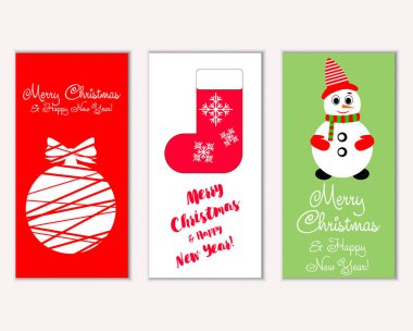 Mutlu Noeller ve mutlu yeni yıl tebrik kartları   