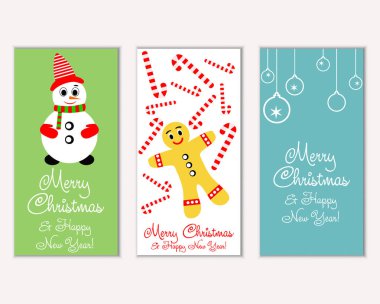 Mutlu Noeller ve mutlu yeni yıl tebrik kartları   
