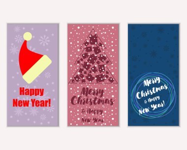 Mutlu Noeller ve mutlu yeni yıl tebrik kartları  