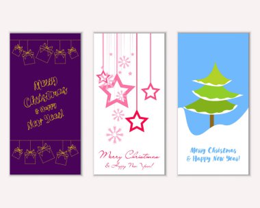 Mutlu Noeller ve mutlu yeni yıl tebrik kartları   
