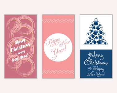 Mutlu Noeller ve mutlu yeni yıl tebrik kartları   