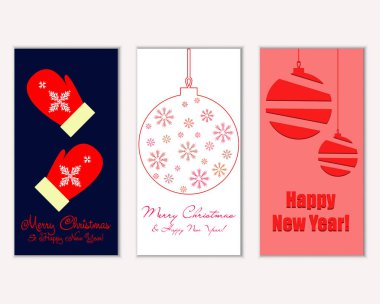 Mutlu Noeller ve mutlu yeni yıl tebrik kartları   