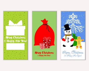 Mutlu Noeller ve mutlu yeni yıl tebrik kartları   