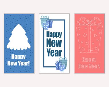 Mutlu Noeller ve mutlu yeni yıl tebrik kartları   