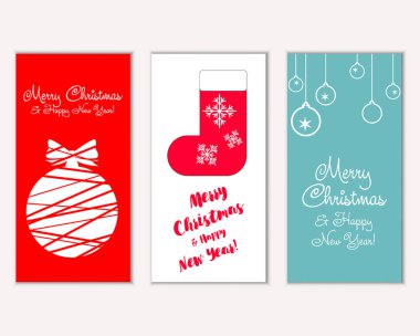 Mutlu Noeller ve mutlu yeni yıl tebrik kartları   