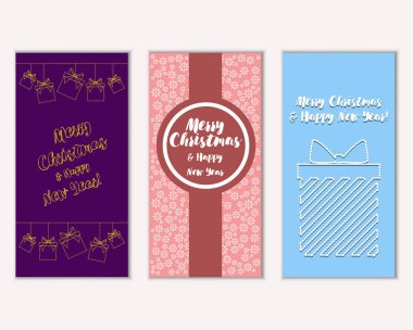 Mutlu Noeller ve mutlu yeni yıl tebrik kartları  