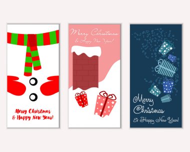 Mutlu Noeller ve mutlu yeni yıl tebrik kartları  