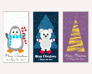 Mutlu Noeller ve mutlu yeni yıl tebrik kartları   