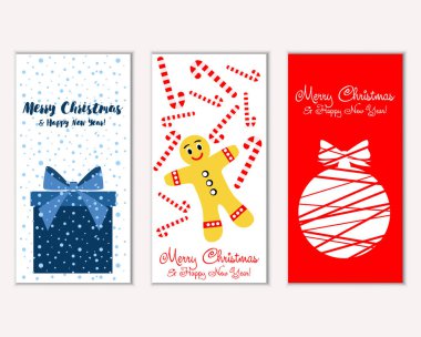 Mutlu Noeller ve mutlu yeni yıl tebrik kartları   