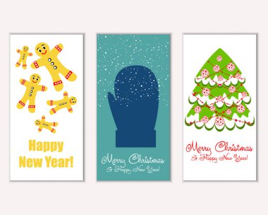 Mutlu Noeller ve mutlu yeni yıl tebrik kartları   