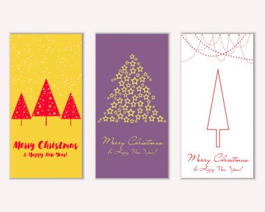 Mutlu Noeller ve mutlu yeni yıl tebrik kartları   