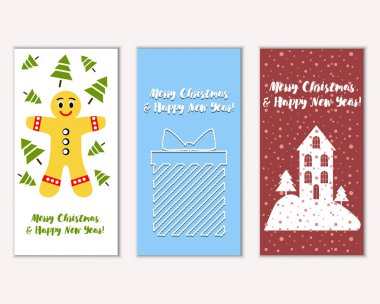 Mutlu Noeller ve mutlu yeni yıl tebrik kartları  