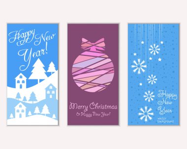Mutlu Noeller ve mutlu yeni yıl tebrik kartları    