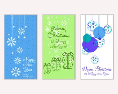 Mutlu Noeller ve mutlu yeni yıl tebrik kartları   