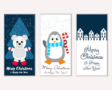 Mutlu Noeller ve mutlu yeni yıl tebrik kartları   