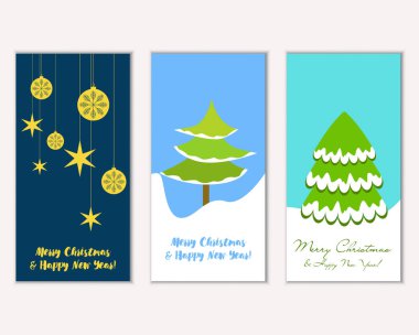 Mutlu Noeller ve mutlu yeni yıl tebrik kartları   