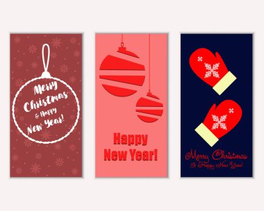 Mutlu Noeller ve mutlu yeni yıl tebrik kartları   