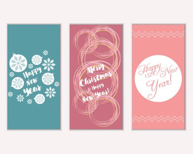 Mutlu Noeller ve mutlu yeni yıl tebrik kartları   