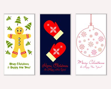 Mutlu Noeller ve mutlu yeni yıl tebrik kartları   