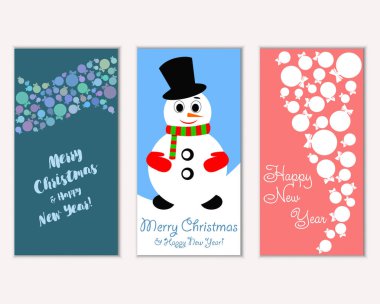 Mutlu Noeller ve mutlu yeni yıl tebrik kartları   