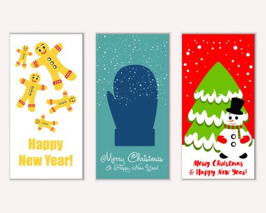 Mutlu Noeller ve mutlu yeni yıl tebrik kartları   