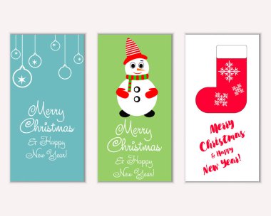 Mutlu Noeller ve mutlu yeni yıl tebrik kartları   