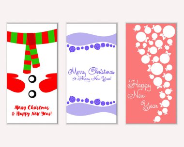Mutlu Noeller ve mutlu yeni yıl tebrik kartları   