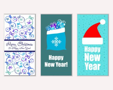 Mutlu Noeller ve mutlu yeni yıl tebrik kartları   