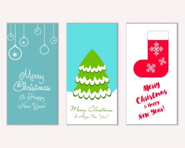 Mutlu Noeller ve mutlu yeni yıl tebrik kartları   