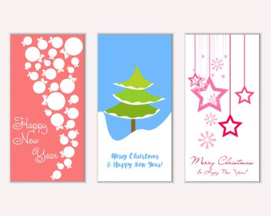 Mutlu Noeller ve mutlu yeni yıl tebrik kartları   