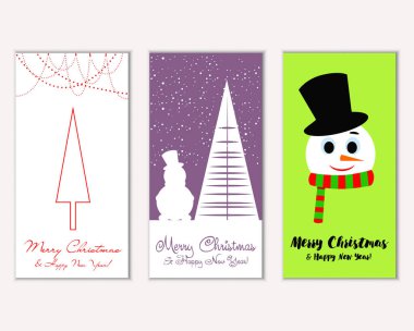 Mutlu Noeller ve mutlu yeni yıl tebrik kartları   