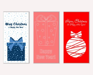 Mutlu Noeller ve mutlu yeni yıl tebrik kartları   