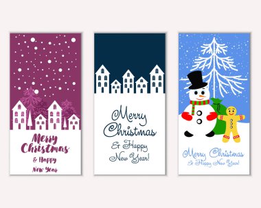 Mutlu Noeller ve mutlu yeni yıl tebrik kartları   